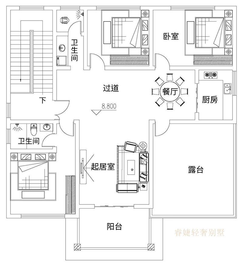 難得看到這么漂亮的三層新中式(圖5)